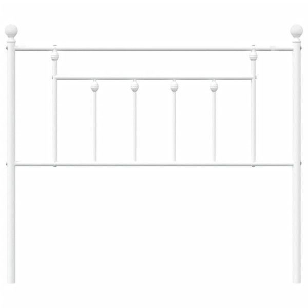 Cabeceira de cama 100 cm metal branco M 4