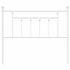 Cabeceira de cama 100 cm metal branco 4