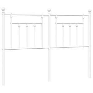 Cabecero de metal blanco 150 cm H