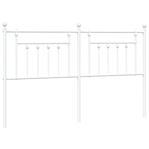 Cabecero de metal blanco 180 cm H