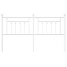 Cabeceira de cama 180 cm metal branco 4
