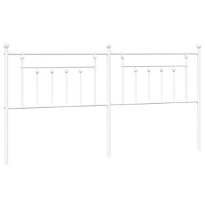 Cabeceira de cama 193 cm metal branco H