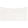 Tampo de secretária 80x40x2.5 cm pinho maciço branco 4