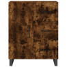Aparador de madera de ingeniería roble ahumado 69.5x34x90 cm 5