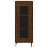 Aparador madera de ingeniería marrón roble 34.5x34x90 cm 5