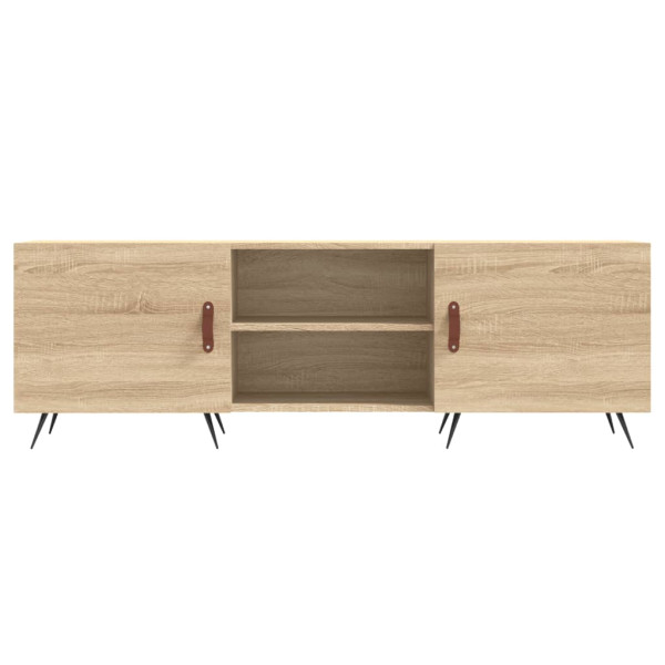 Mueble para TV madera de ingeniería roble Sonoma 150x30x50 cm M 5