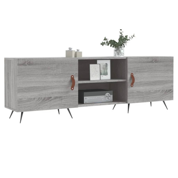 Mueble para TV madera de ingeniería gris Sonoma 150x30x50 cm M 3