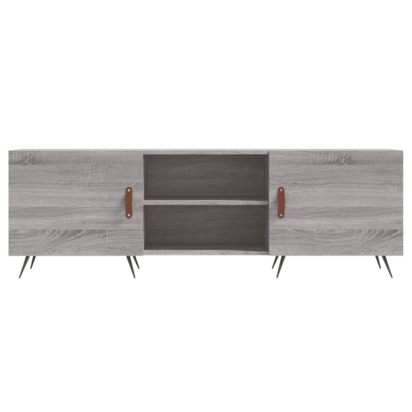 Mueble para TV madera de ingeniería gris Sonoma 150x30x50 cm M 5