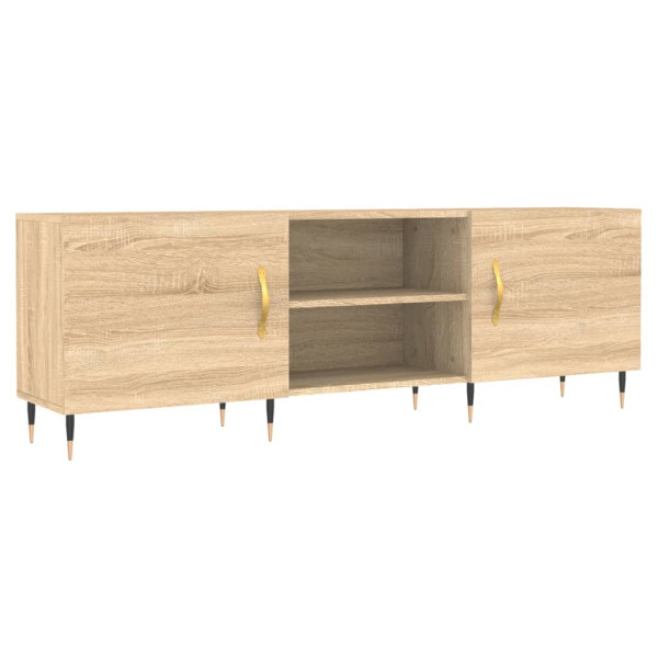 Mueble para TV madera de ingeniería roble Sonoma 150x30x50 cm M 2