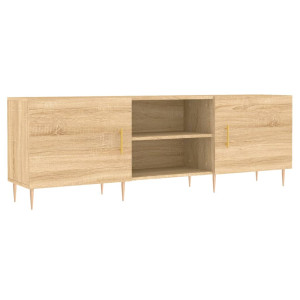 Mueble para TV madera de ingeniería roble Sonoma 150x30x50 cm H