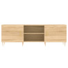 Mueble para TV madera de ingeniería roble Sonoma 150x30x50 cm 5
