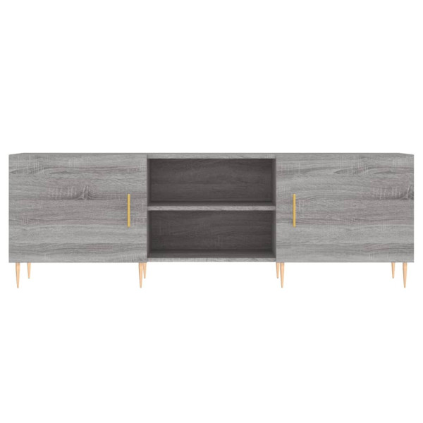 Mueble para TV madera de ingeniería gris Sonoma 150x30x50 cm M 5