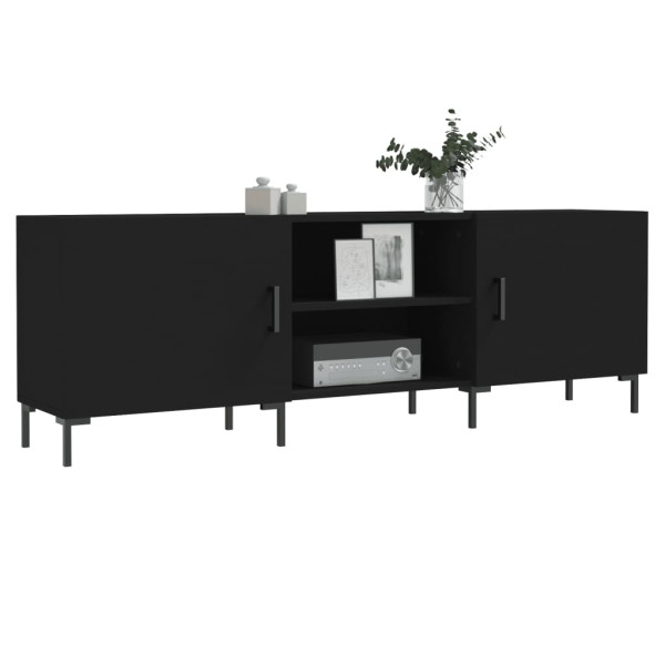 Mueble para TV madera de ingeniería negro 150x30x50 cm M 3