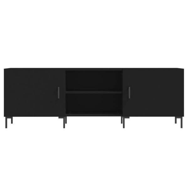 Móvel para TV 150x30x50 cm derivados de madeira preto M 5