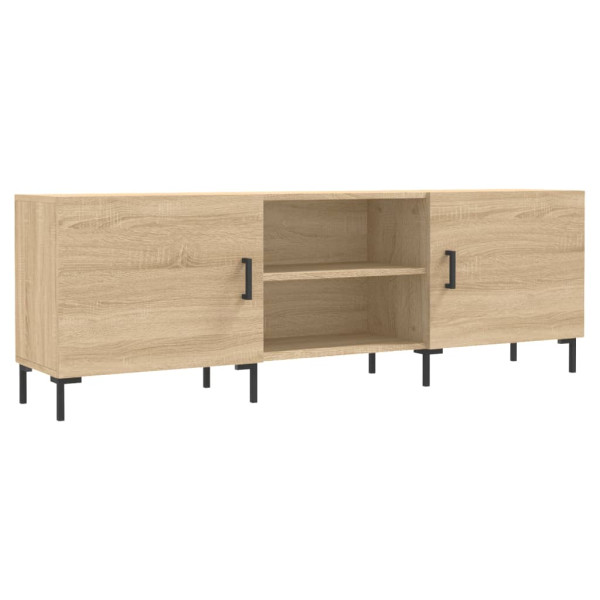 Mueble para TV madera de ingeniería roble Sonoma 150x30x50 cm M 2