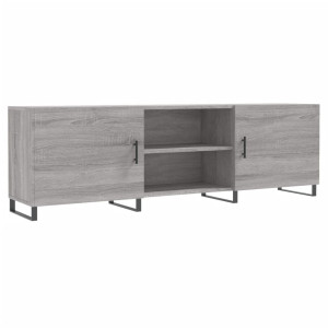 Mueble para TV madera de ingeniería gris Sonoma 150x30x50 cm H