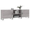 Mueble para TV madera de ingeniería gris Sonoma 150x30x50 cm 3