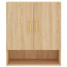 Armario de pared madera de ingeniería roble Sonoma 60x31x70 cm 5