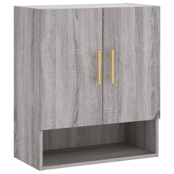 Armario de pared madera de ingeniería gris Sonoma 60x31x70 cm M 2