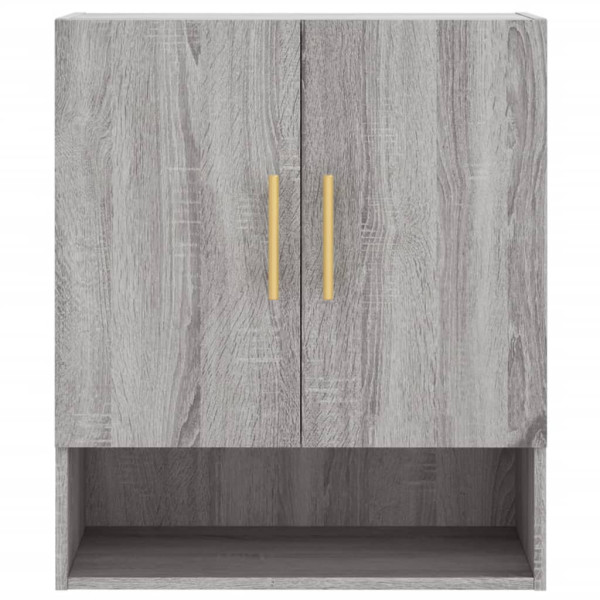 Armario de pared madera de ingeniería gris Sonoma 60x31x70 cm M 5