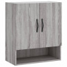 Armario de pared madera de ingeniería gris Sonoma 60x31x70 cm 2