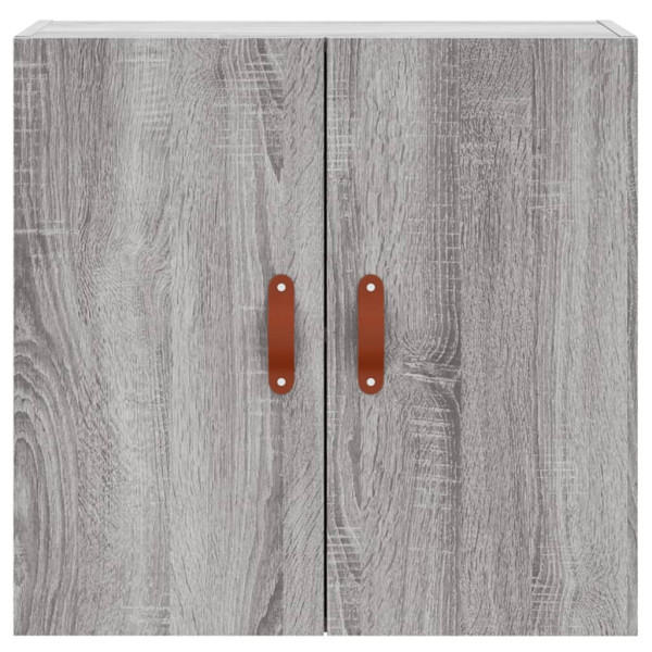 Armario de pared madera de ingeniería gris Sonoma 60x31x60 cm M 5