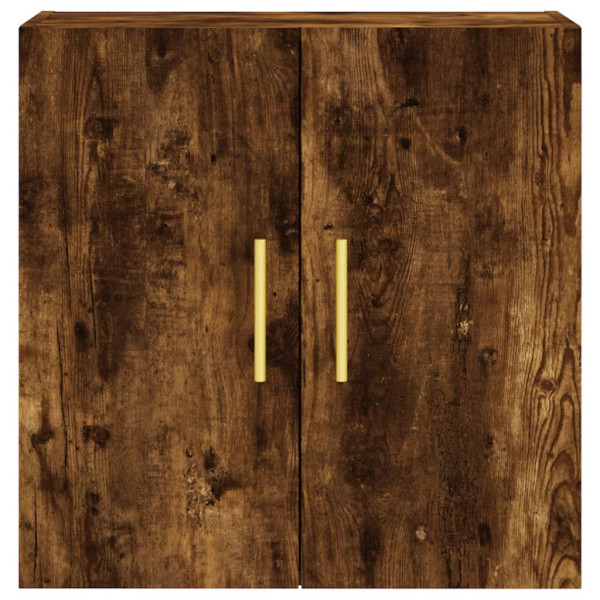 Armario de pared madera de ingeniería roble ahumado 60x31x60 cm M 5