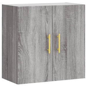 Armario de pared madera de ingeniería gris Sonoma 60x31x60 cm H