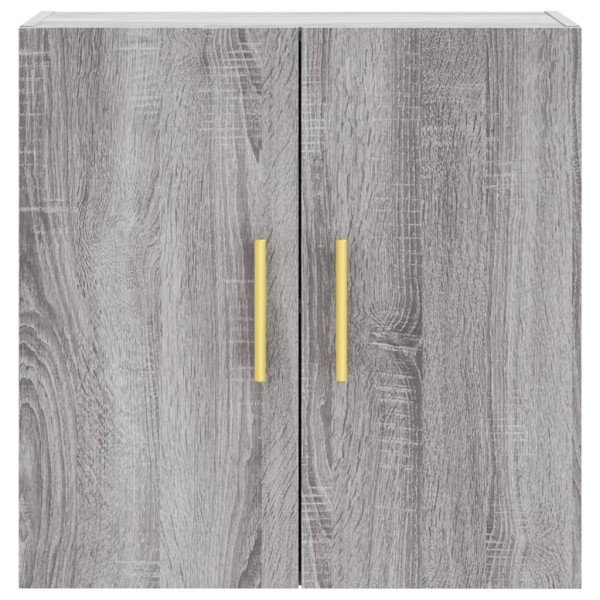 Armario de pared madera de ingeniería gris Sonoma 60x31x60 cm M 5