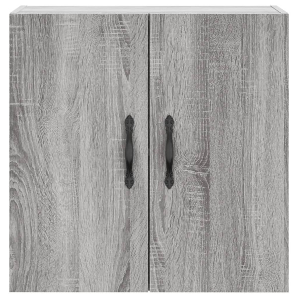 Armario de pared madera de ingeniería gris Sonoma 60x31x60 cm M 5