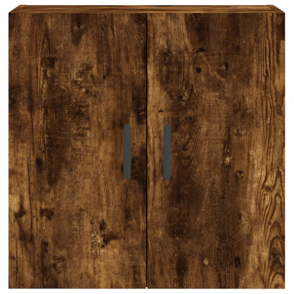 Armario de pared madera de ingeniería roble ahumado 60x31x60 cm M 5