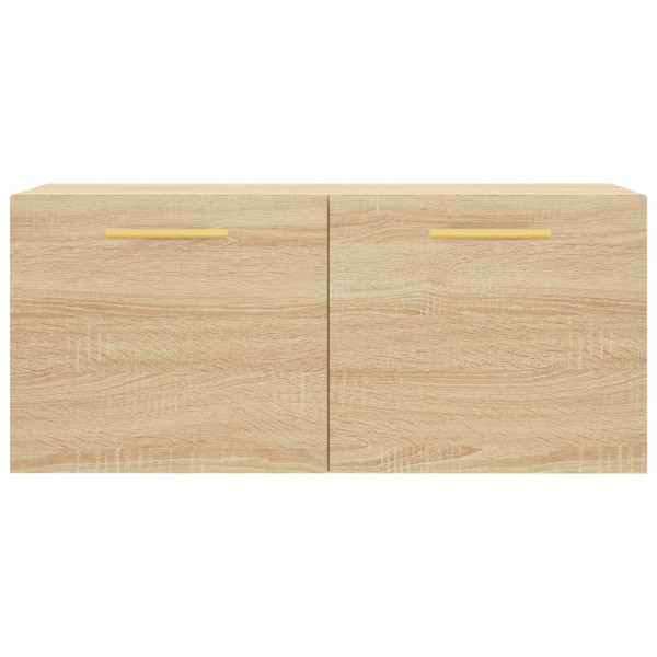 Armário parede 80x36.5x35 cm derivados madeira carvalho sonoma M 5