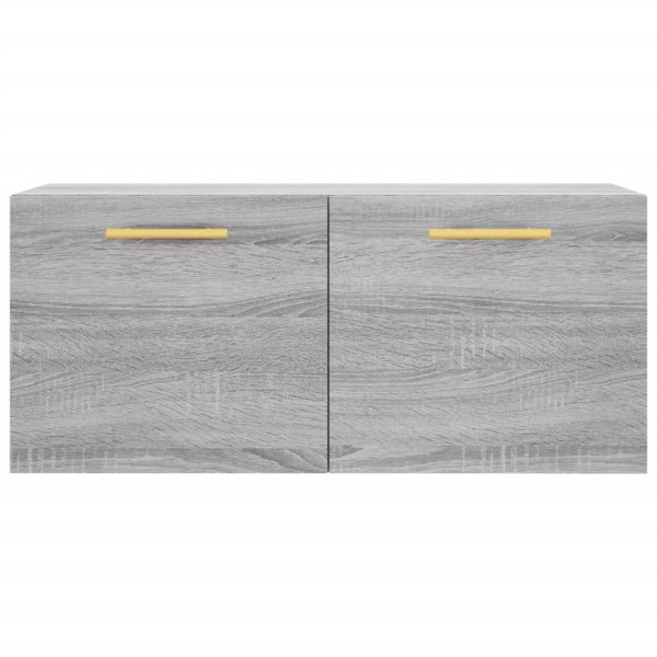 Armario de pared madera de ingeniería gris Sonoma 80x36.5x35 cm M 5