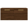 Armario de pared madera ingeniería marrón roble 80x36.5x35 cm 5