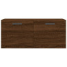 Armario de pared madera ingeniería marrón roble 80x36.5x35 cm 5