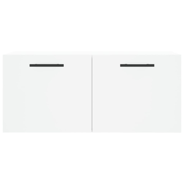 Armario de pared madera de ingeniería blanco 80x36.5x35 cm M 5
