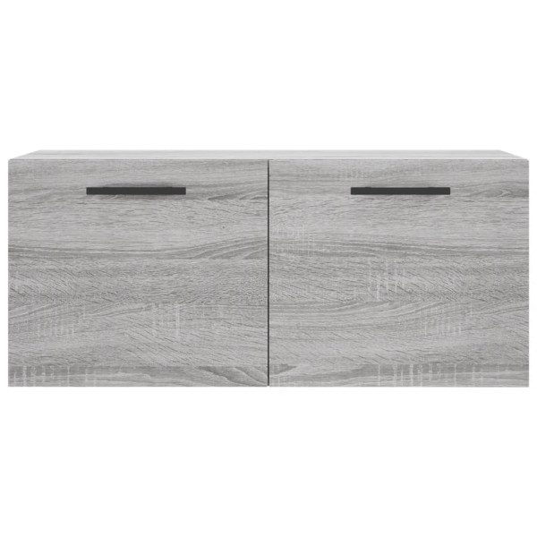 Armario de pared madera de ingeniería gris Sonoma 80x36.5x35 cm M 5