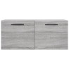 Armario de pared madera de ingeniería gris Sonoma 80x36.5x35 cm 5