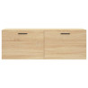 Armario de pared madera ingeniería roble Sonoma 100x36.5x35 cm 5