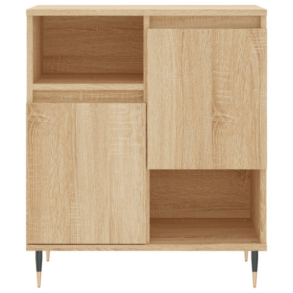 Aparador de madera contrachapada roble Sonoma 60x35x70 cm M 5