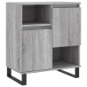 Aparador de madera contrachapada gris Sonoma 60x35x70 cm 2