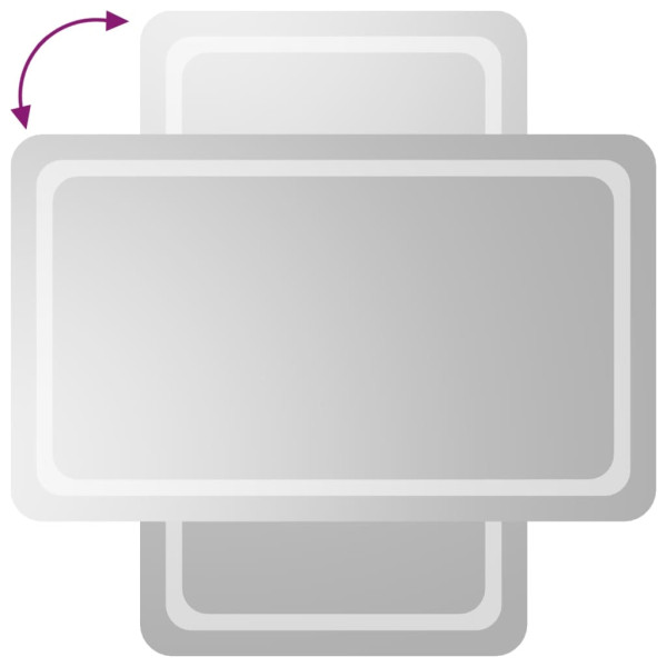 Espelho de banheiro com LED 60x100 cm M 4