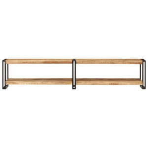 Mueble de TV madera maciza de mango 200x30x40 cm H