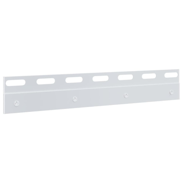 Placas de fixação 4 pcs 28 cm aço inoxidável prateado M 5