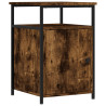 Mesitas noche 2 uds madera contrachapada roble humo 40x42x60 cm 3