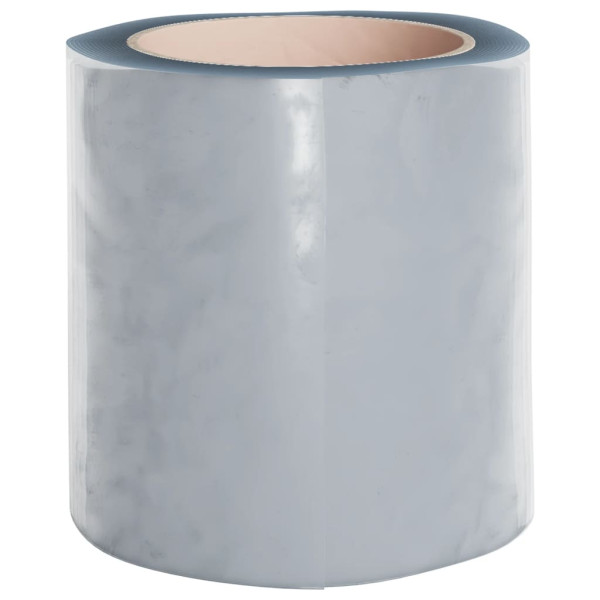 Tira de cortina para puertas PVC transparente 200x1.6 mm 10 m M 5