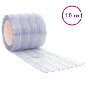 Burlete para puerta PVC transparente 200x1.6 mm 10 m H