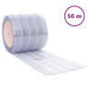 Cortina de porta 200 mm x 1.6 mm 50 m PVC transparente 2