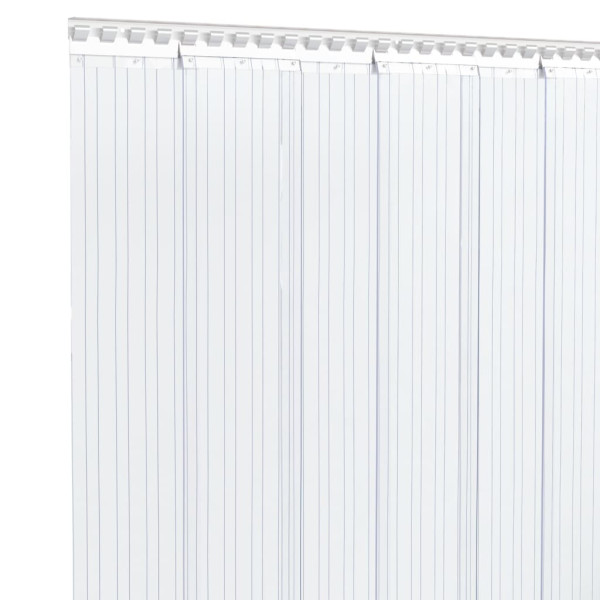 Tira de cortina para puertas PVC transparente 200x1.6 mm 50 m M 3