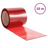 Cortina de porta 200 mm x 1.6 mm 10 m PVC vermelho 2